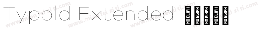 Typold Extended字体转换